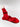 Filo di Scozia Cotton Knee-High - Rosso