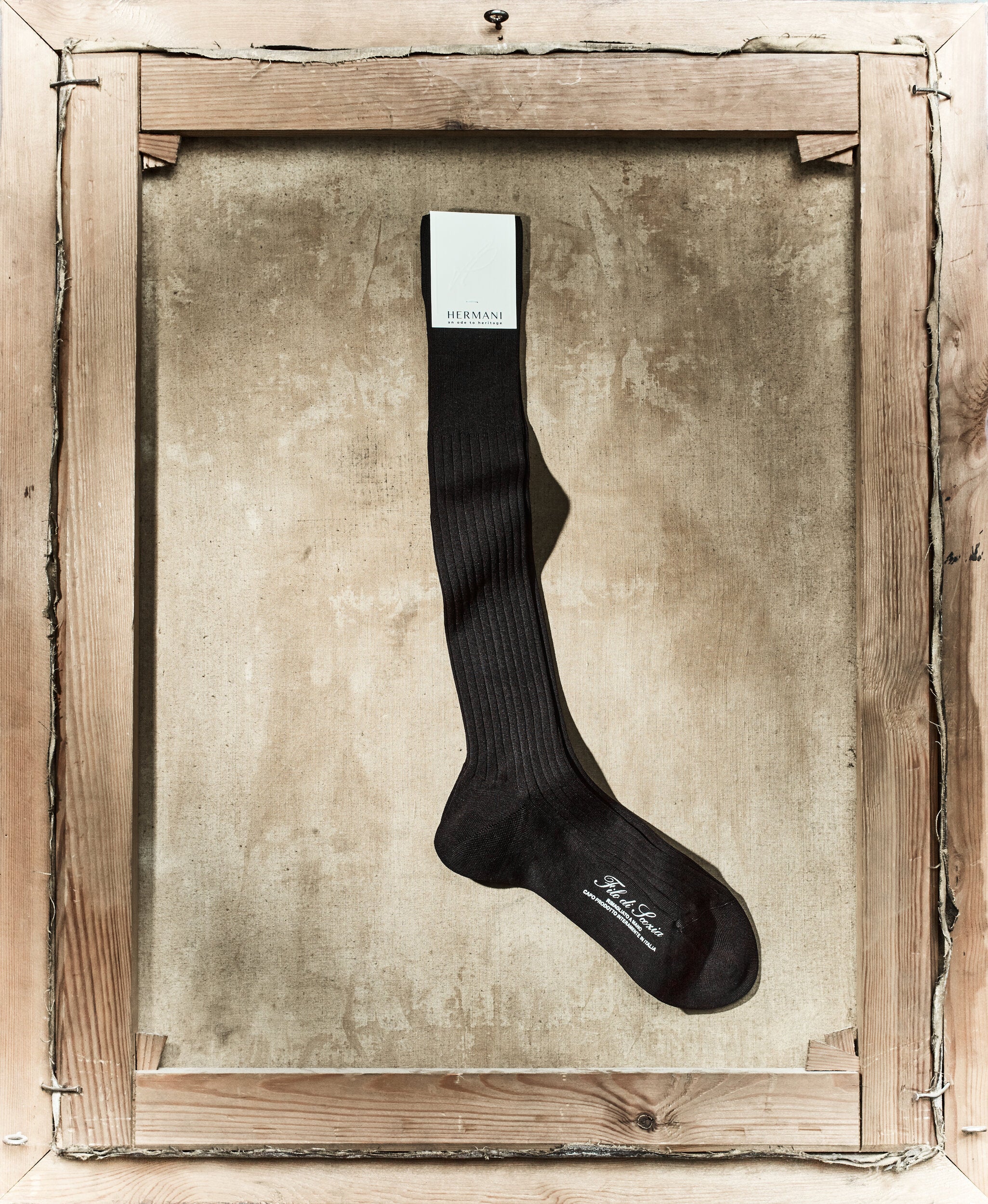 Men Pure Egyptian Cotton Socks Long Black