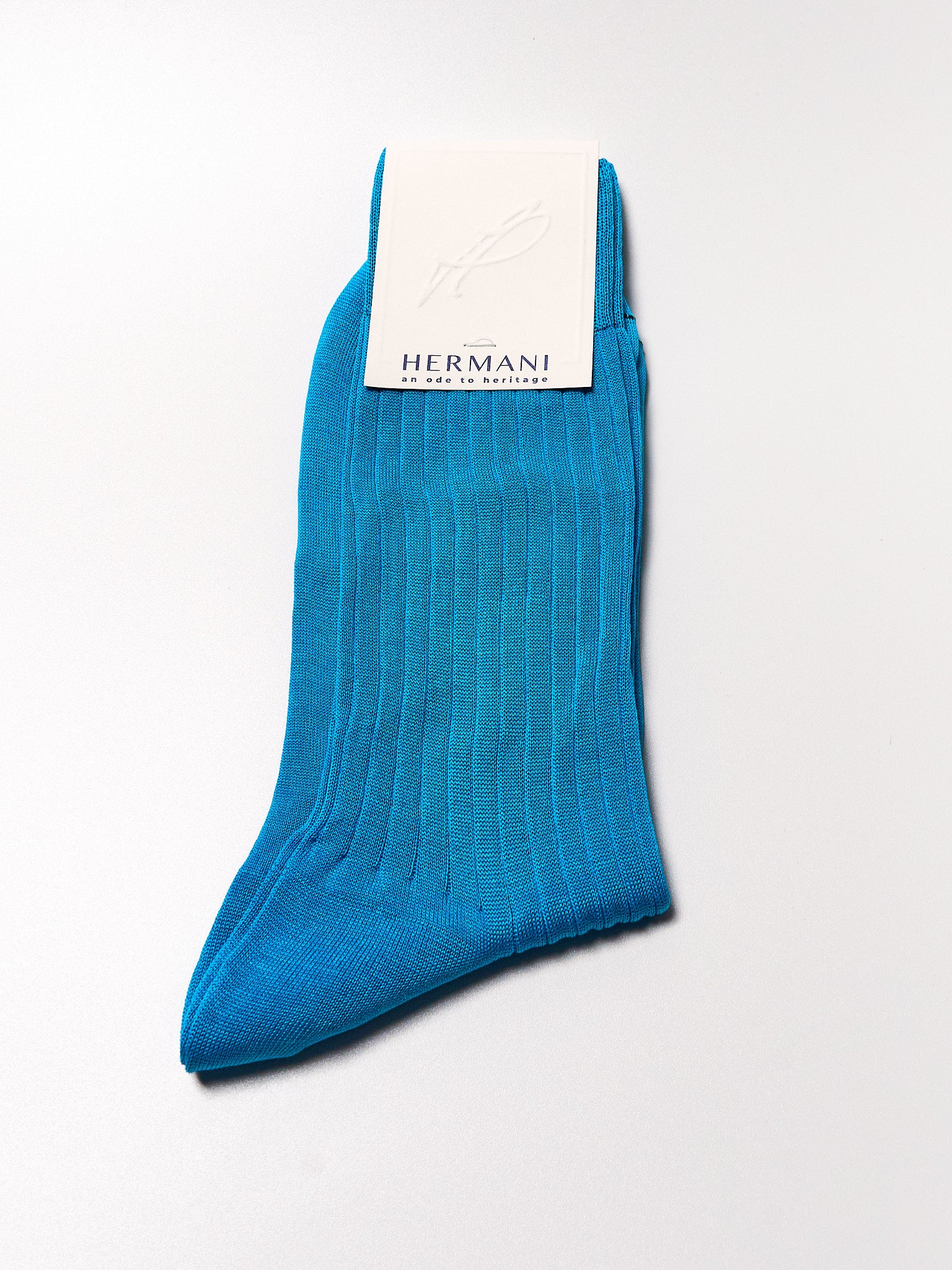 Socken aus ägyptischer Baumwolle Acqua