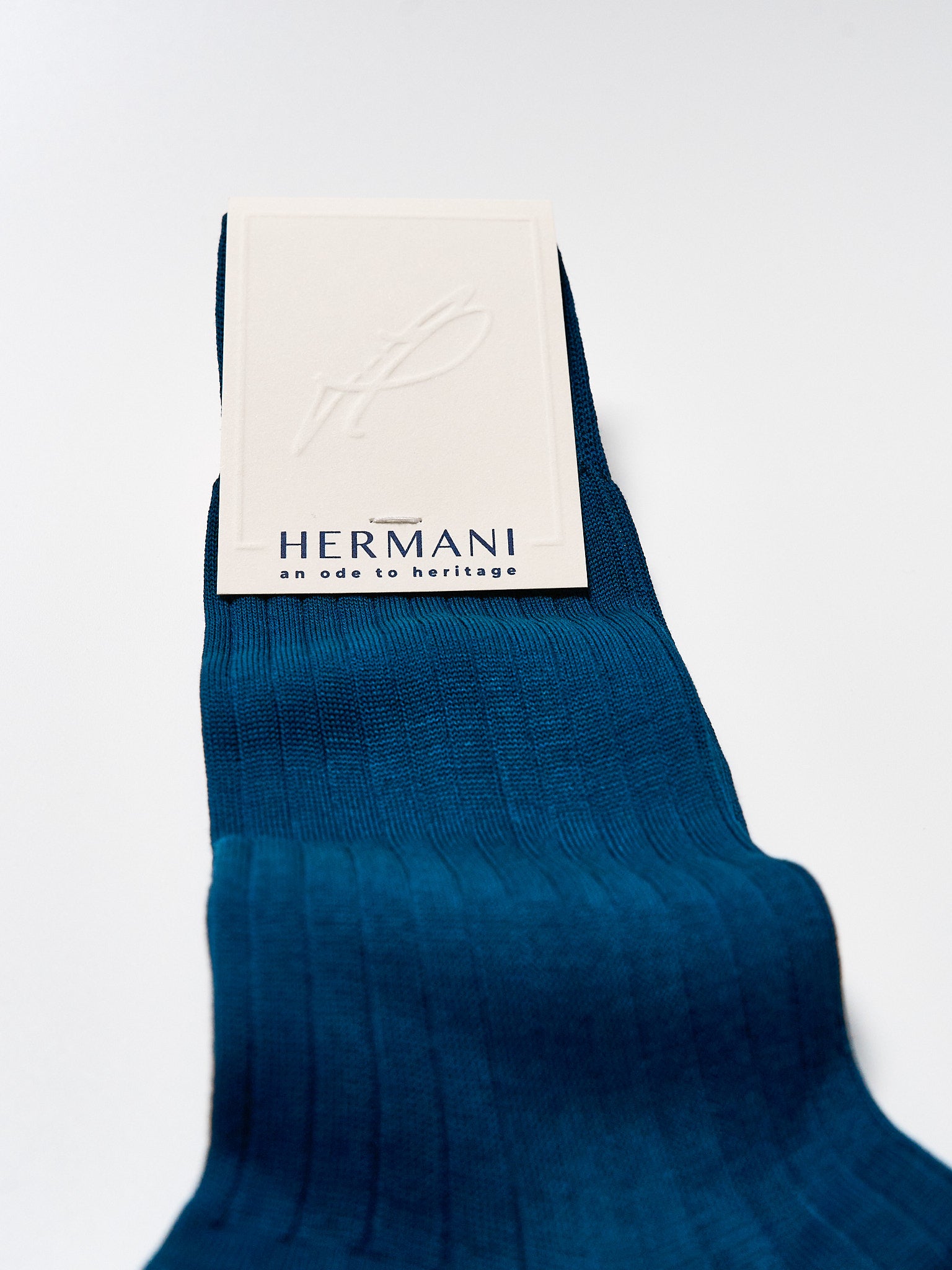 Filo di Scozia Cotton Mid-Calf - Blu