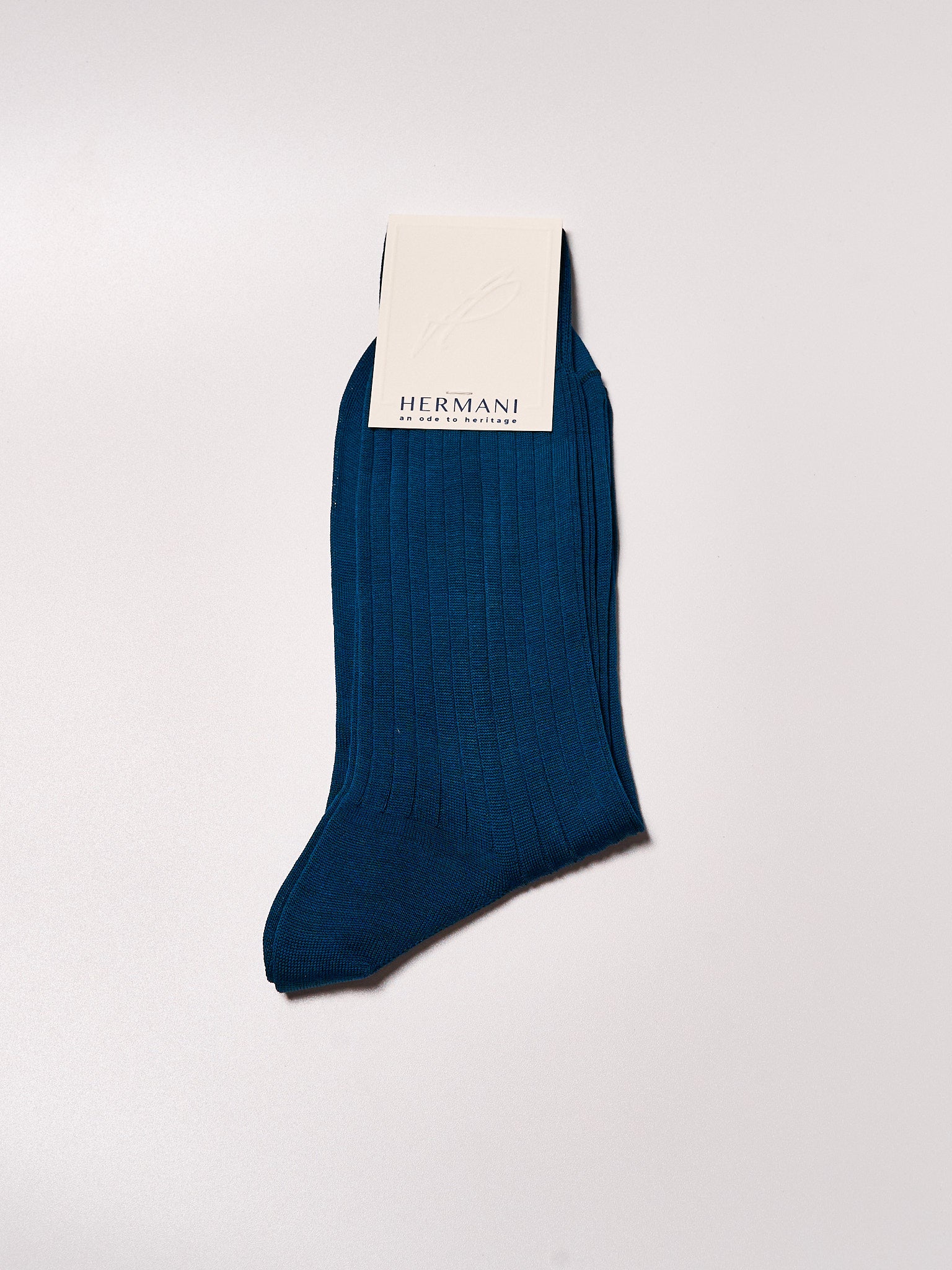 Filo di Scozia Cotton Mid-Calf - Blu