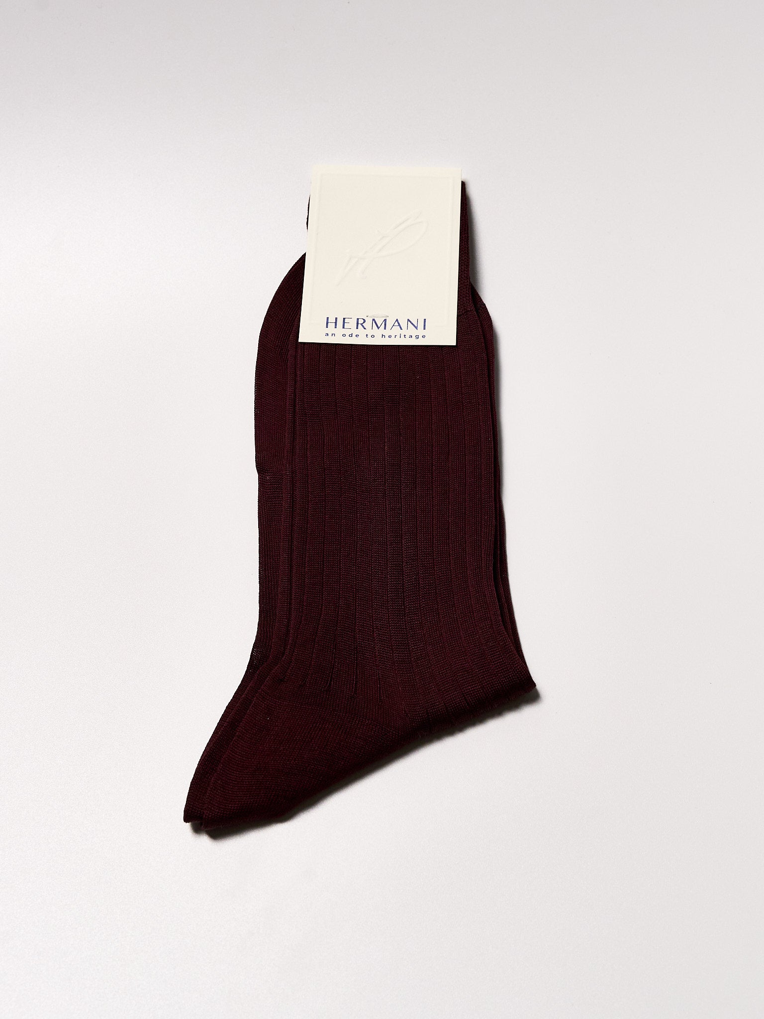 Filo di Scozia Cotton Mid-Calf - Bordeaux