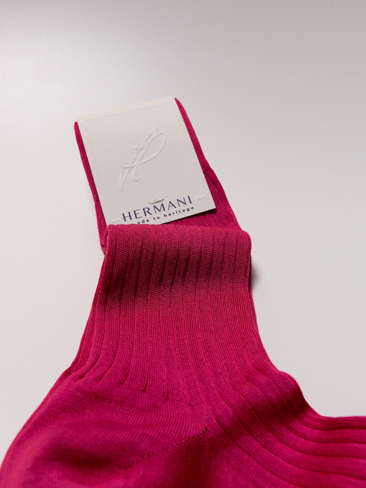 Filo di Scozia Cotton Mid-Calf - Fucsia