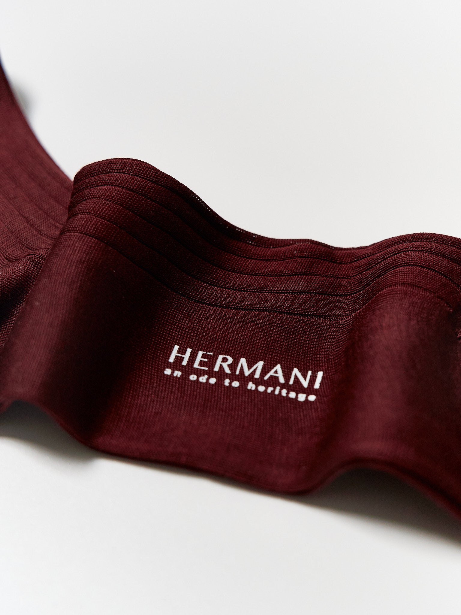Filo di Scozia Cotton Knee-High - Bordeaux