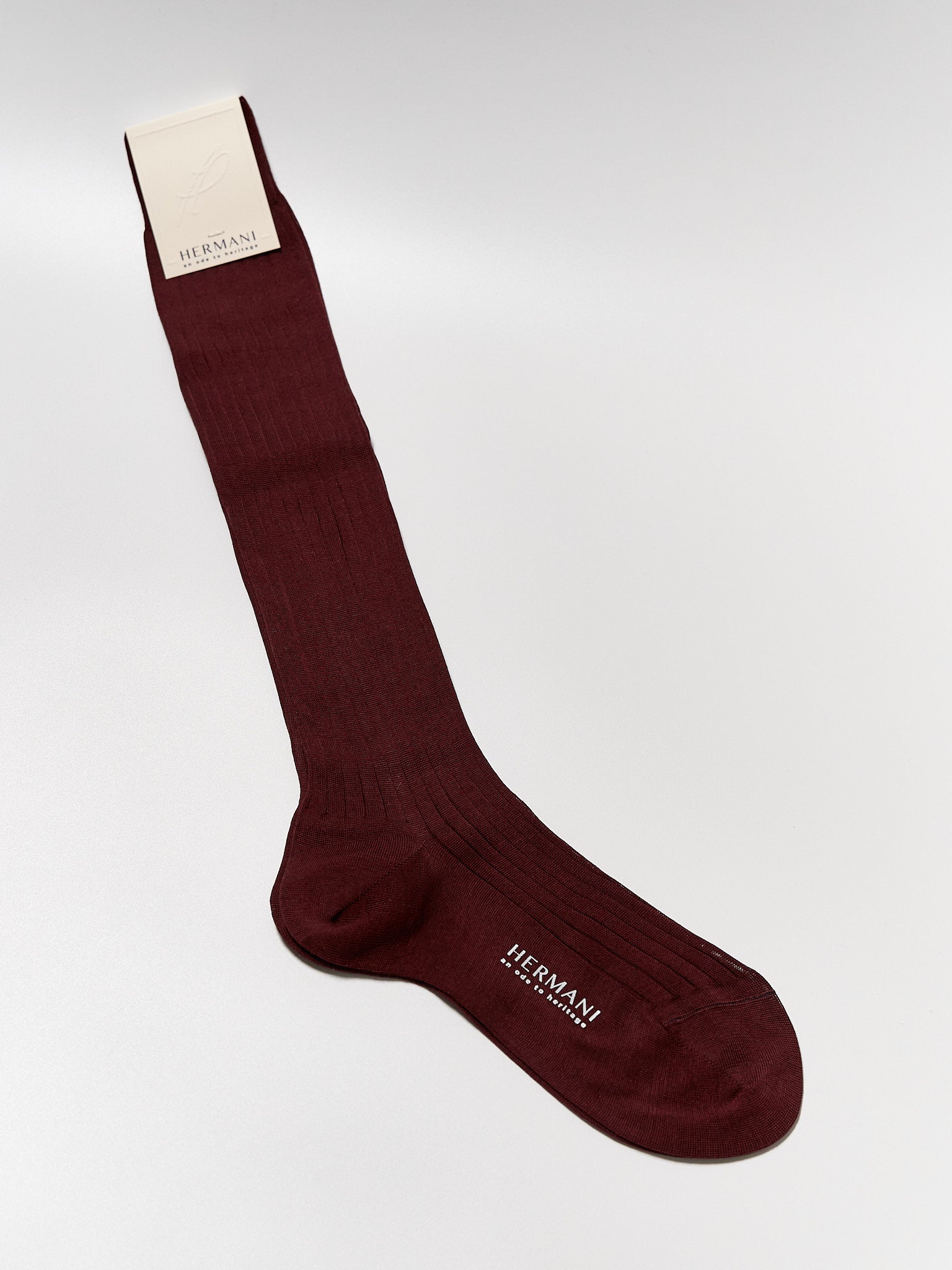 Donna Filo di Scozia Knee-High - Bordeaux