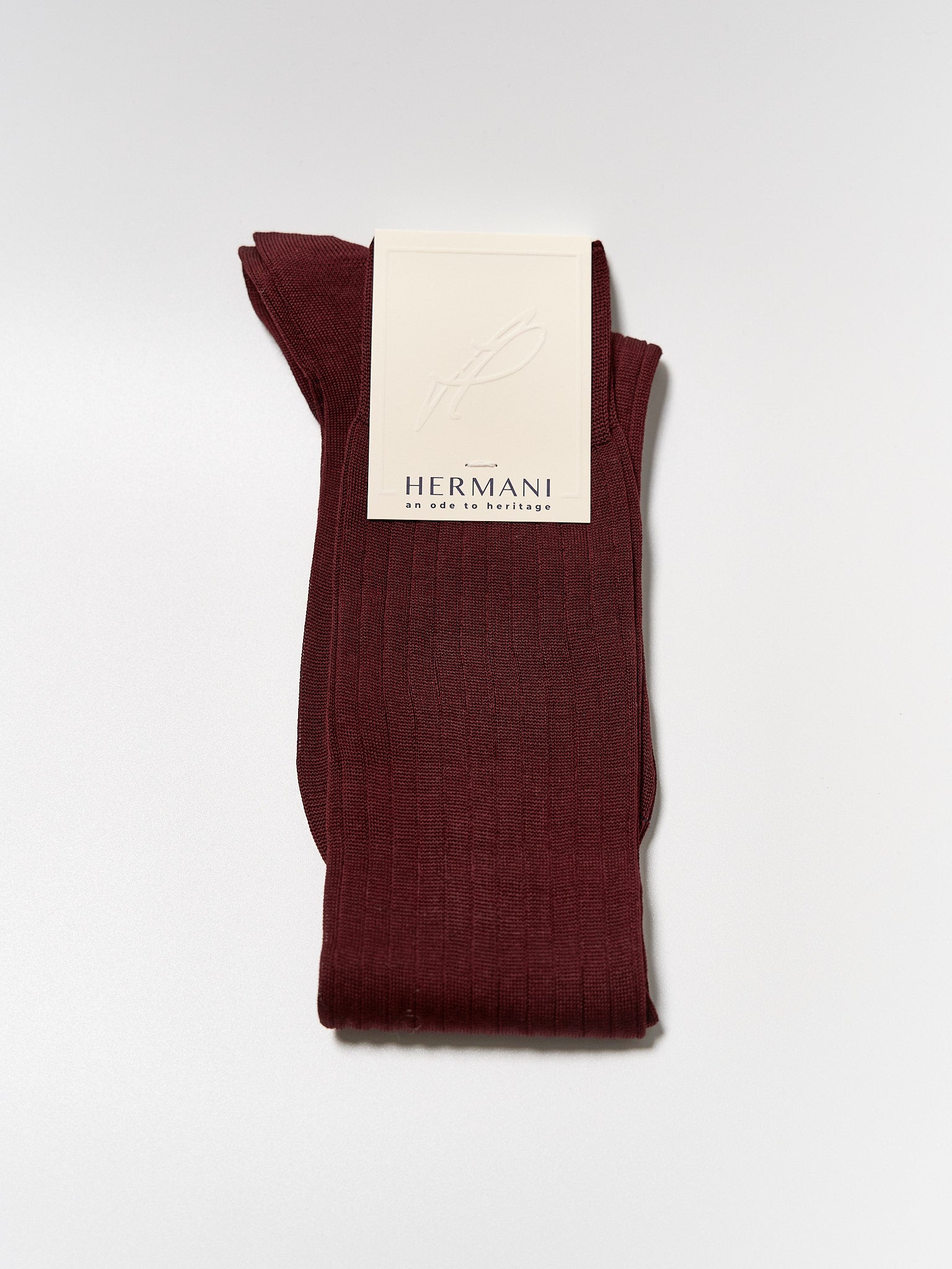 Donna Filo di Scozia Knee-High - Bordeaux