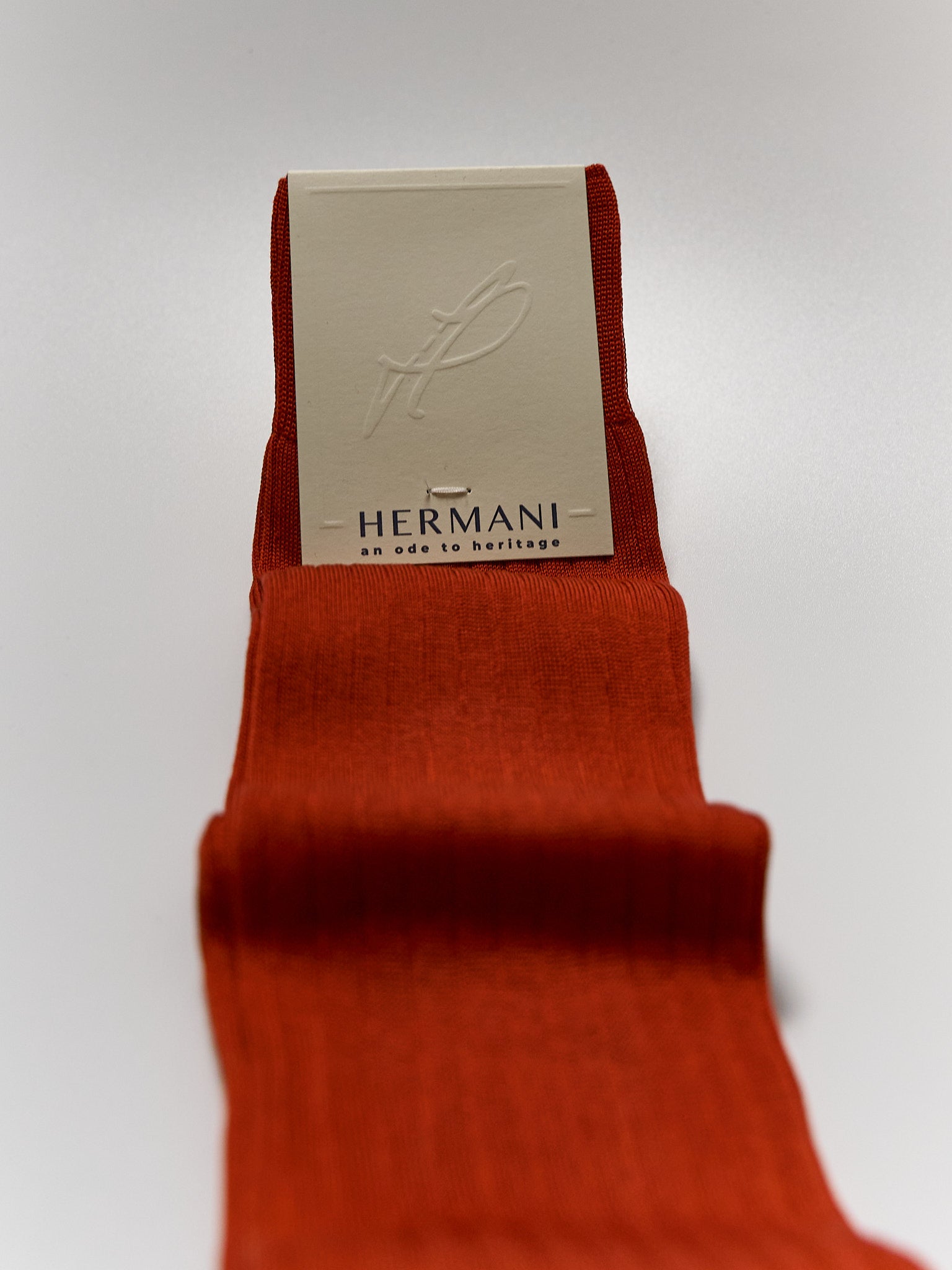 Donna Filo di Scozia Knee-High - Mattone