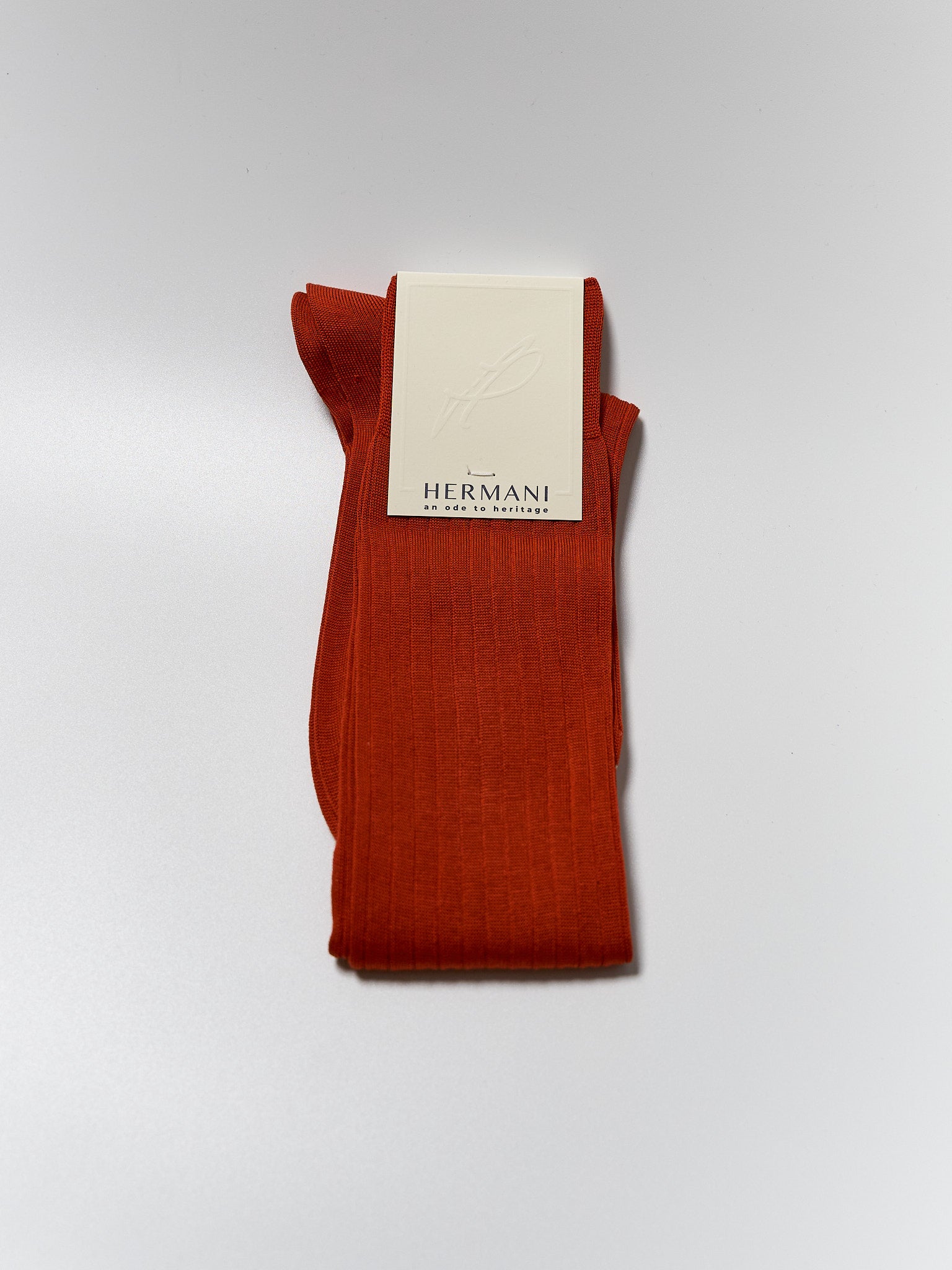 Donna Filo di Scozia Knee-High - Mattone