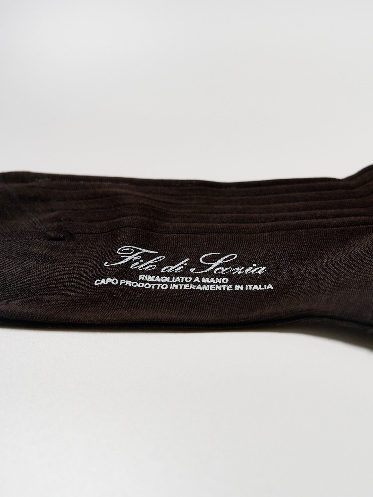 Filo di Scozia Cotton Knee-High - Moro (dark brown)