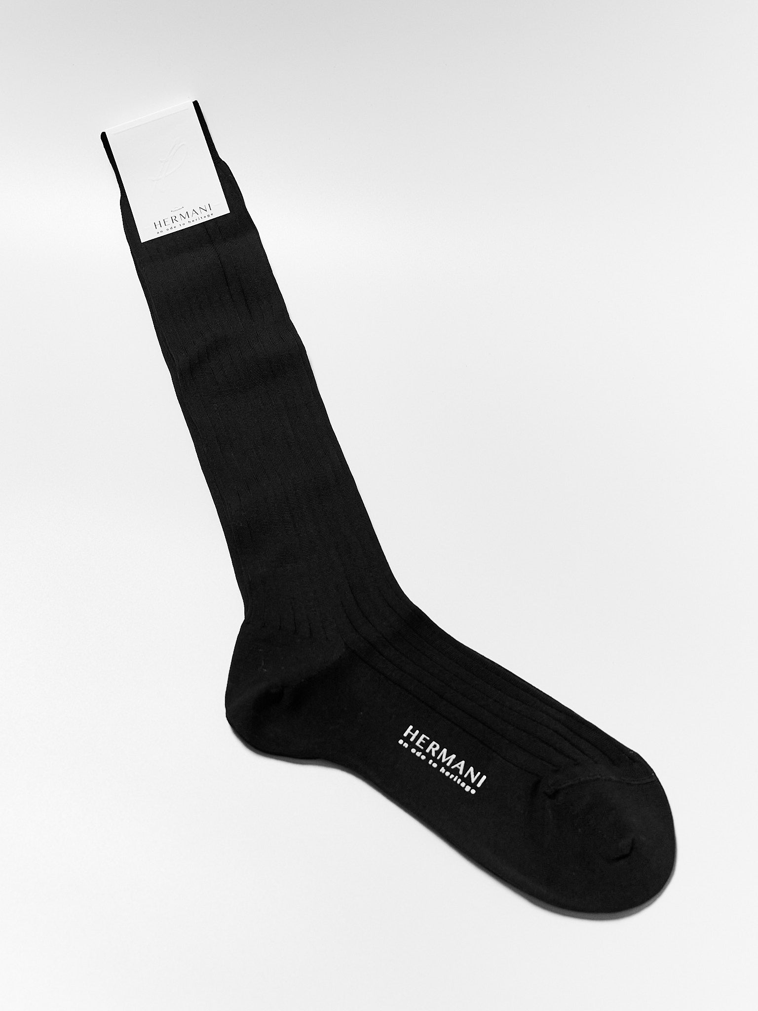 Donna Filo di Scozia Knee-High - Nero