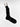 Filo di Scozia Cotton Knee-High - Nero