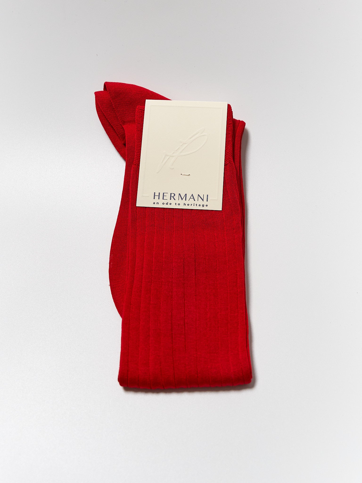 Donna Filo di Scozia Knee-High - Scarlatto