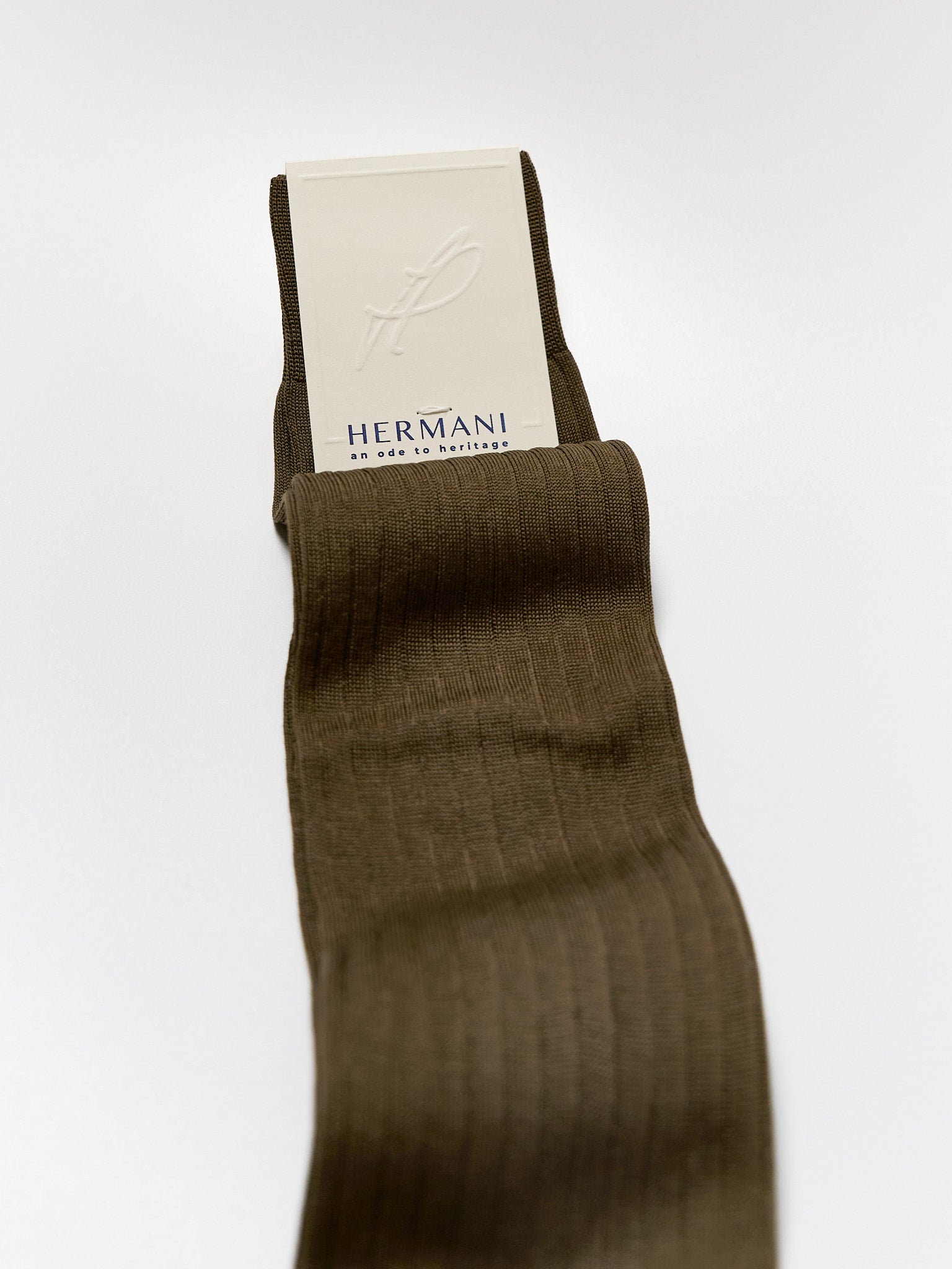 Donna Filo di Scozia Knee-High - Tabacco