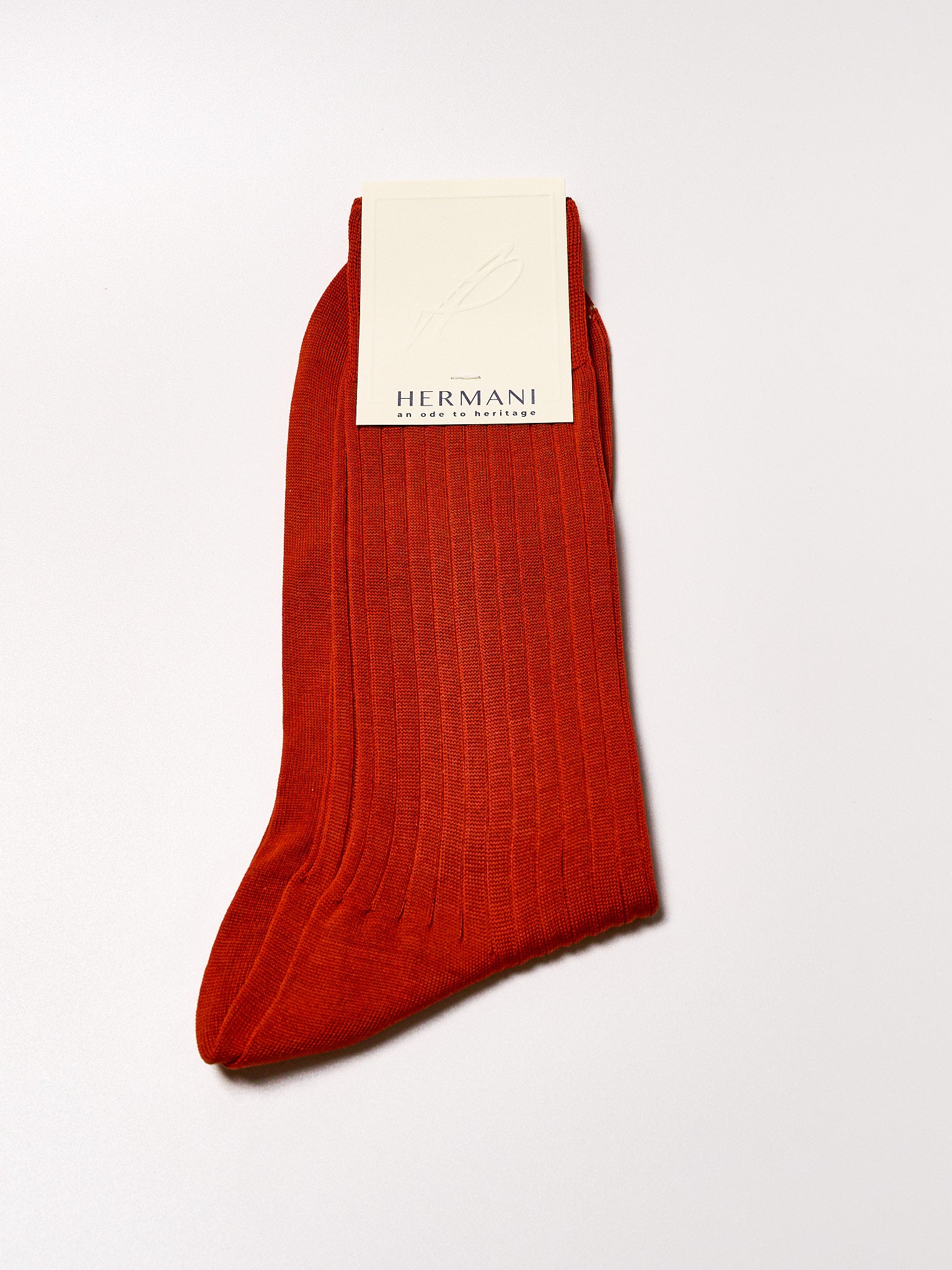 Filo di Scozia Cotton Mid-Calf - Mattone