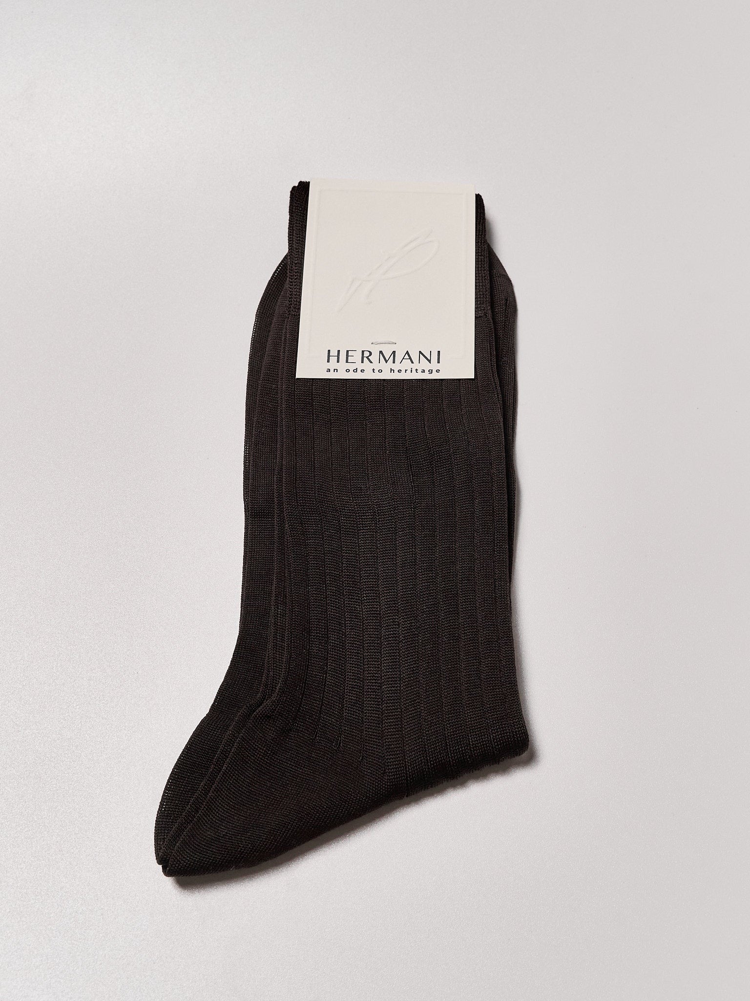 Filo di Scozia Cotton Mid-Calf - Moro (dark brown)