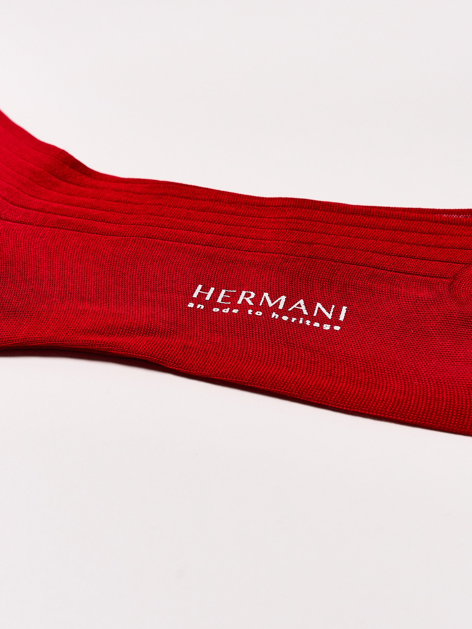 Filo di Scozia Cotton Mid-Calf - Rosso