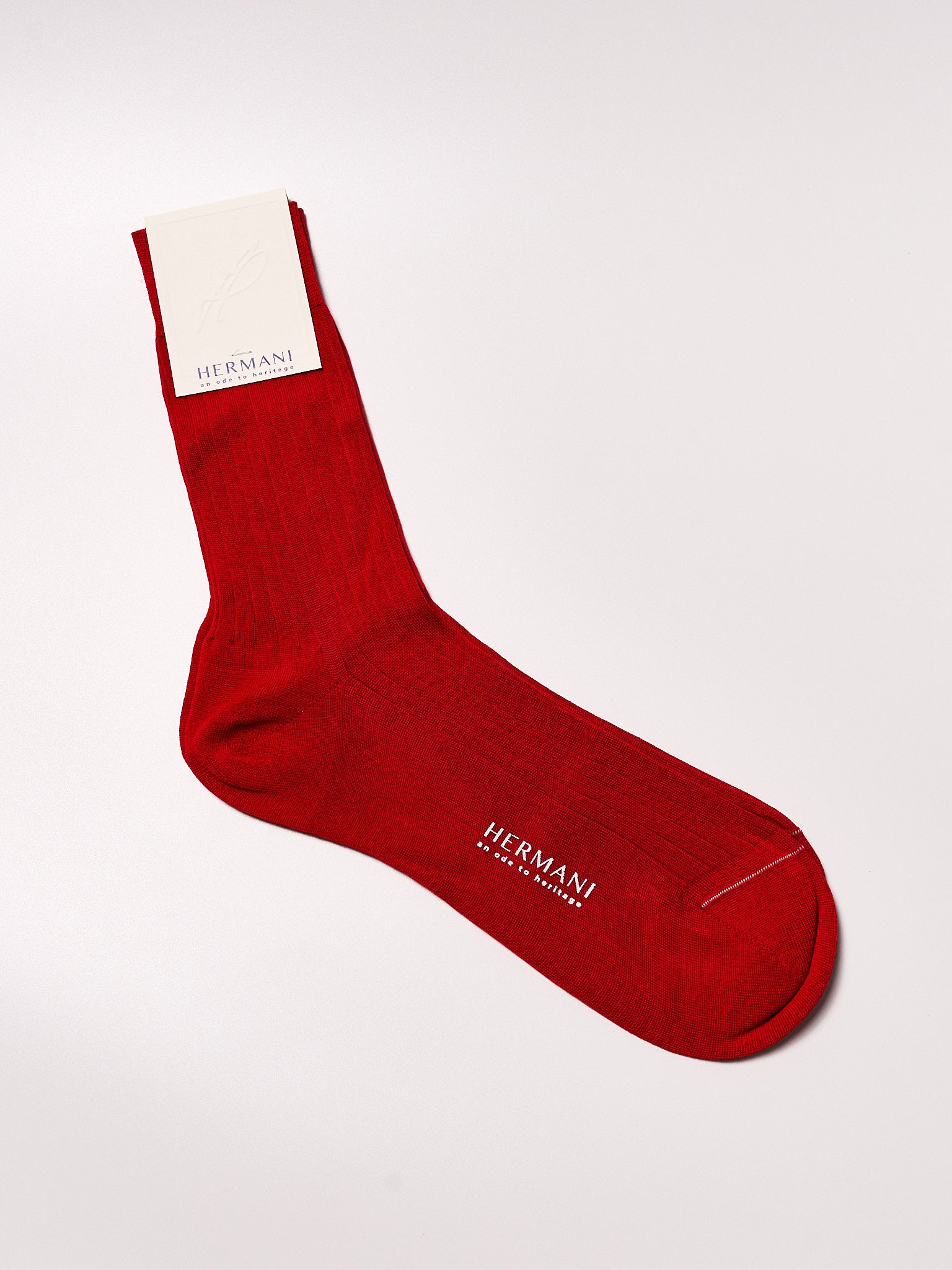 Filo di Scozia Cotton Mid-Calf - Rosso