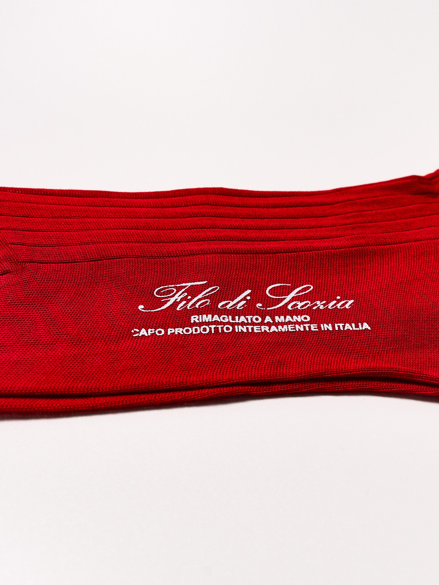 Donna Filo di Scozia Cotton - Scarlatto