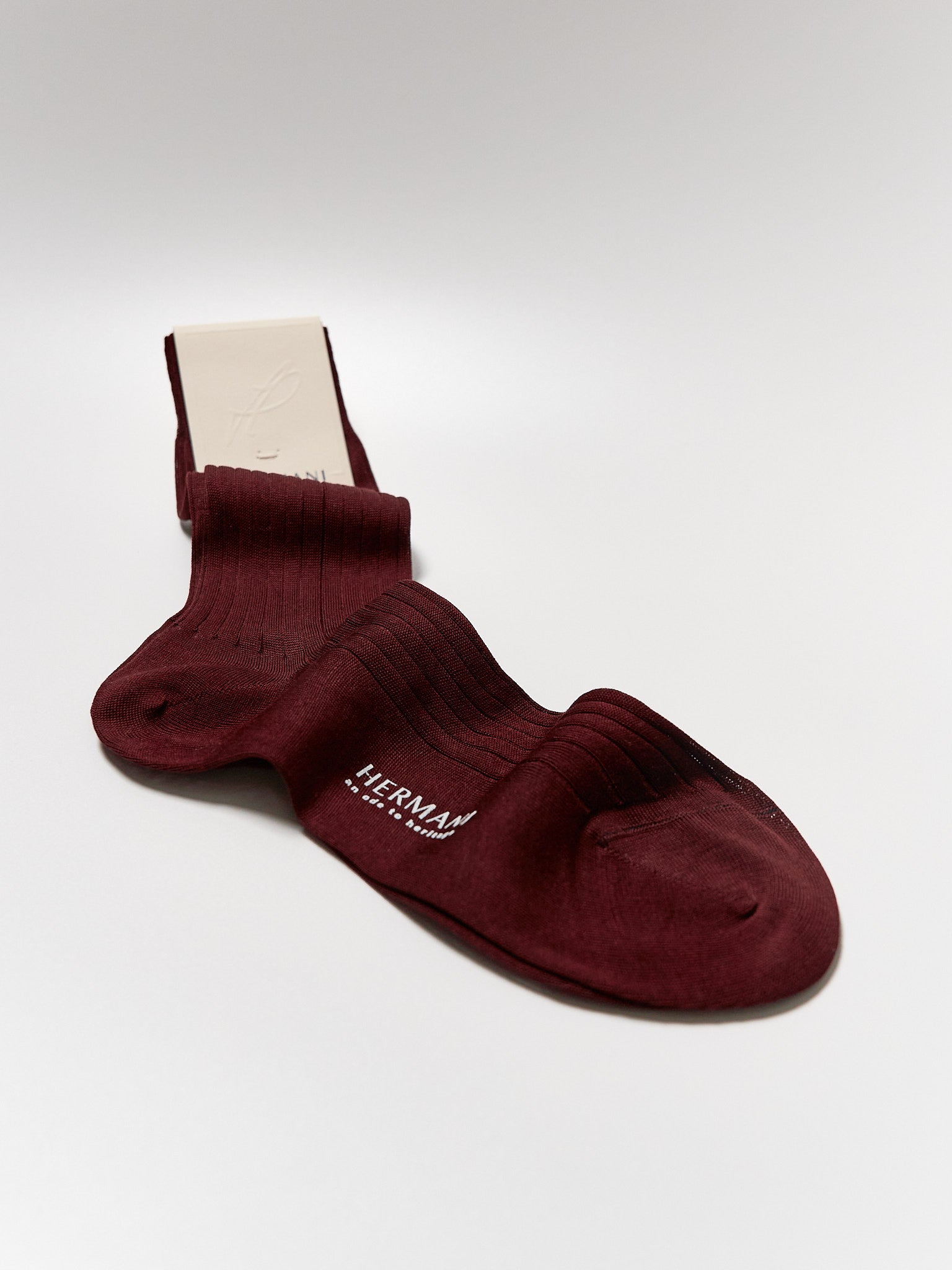 Socken aus ägyptischer Baumwolle - Bordeaux