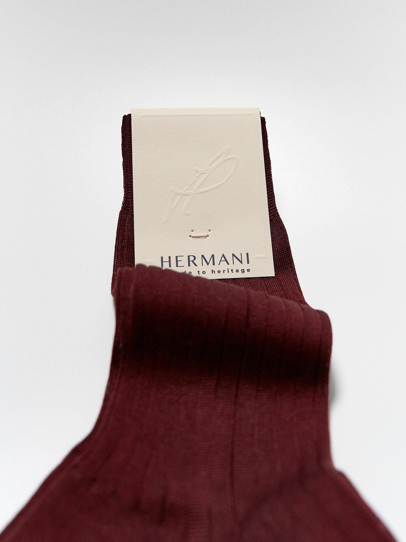 Socken aus ägyptischer Baumwolle - Bordeaux