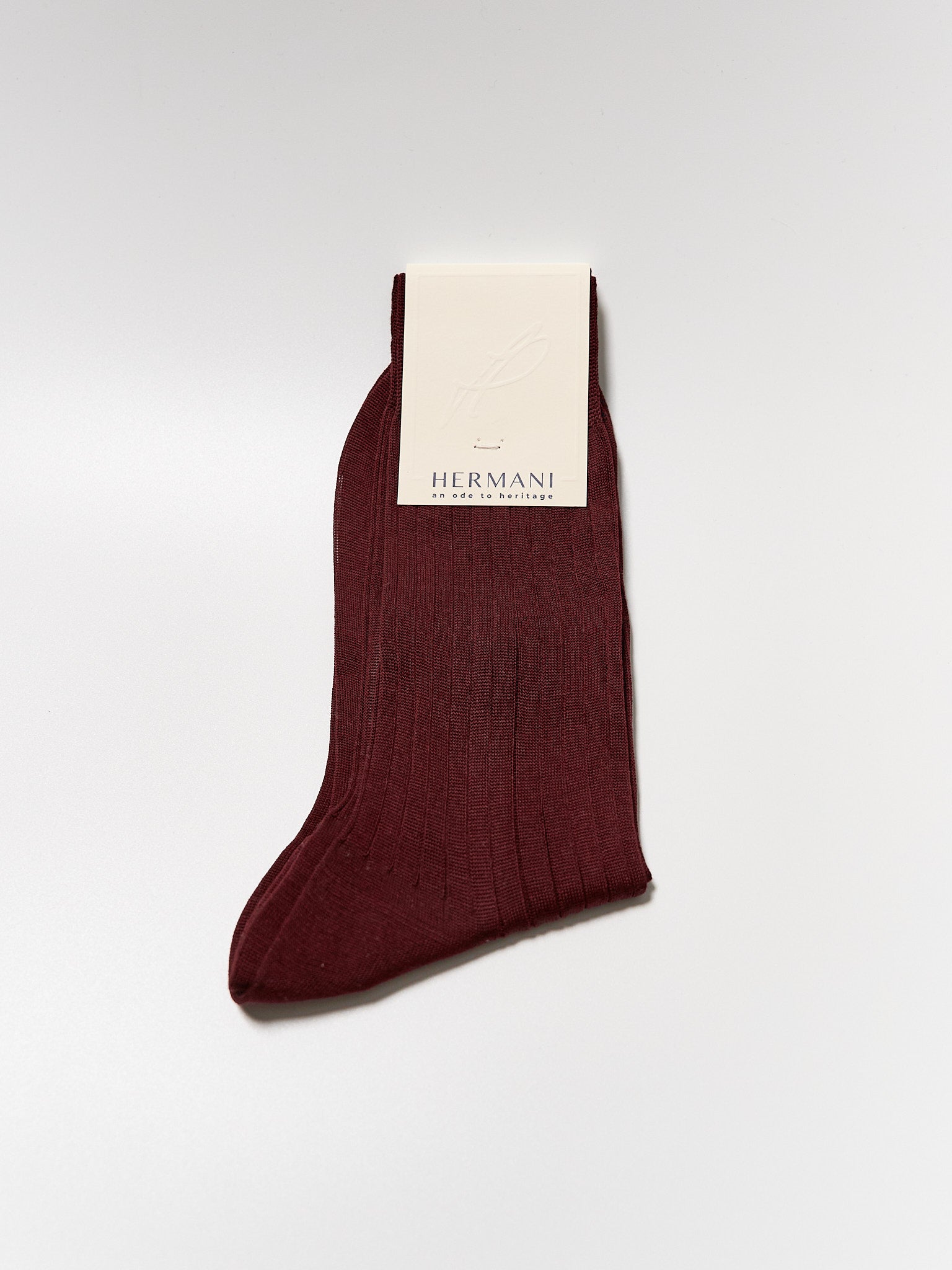 Socken aus ägyptischer Baumwolle - Bordeaux
