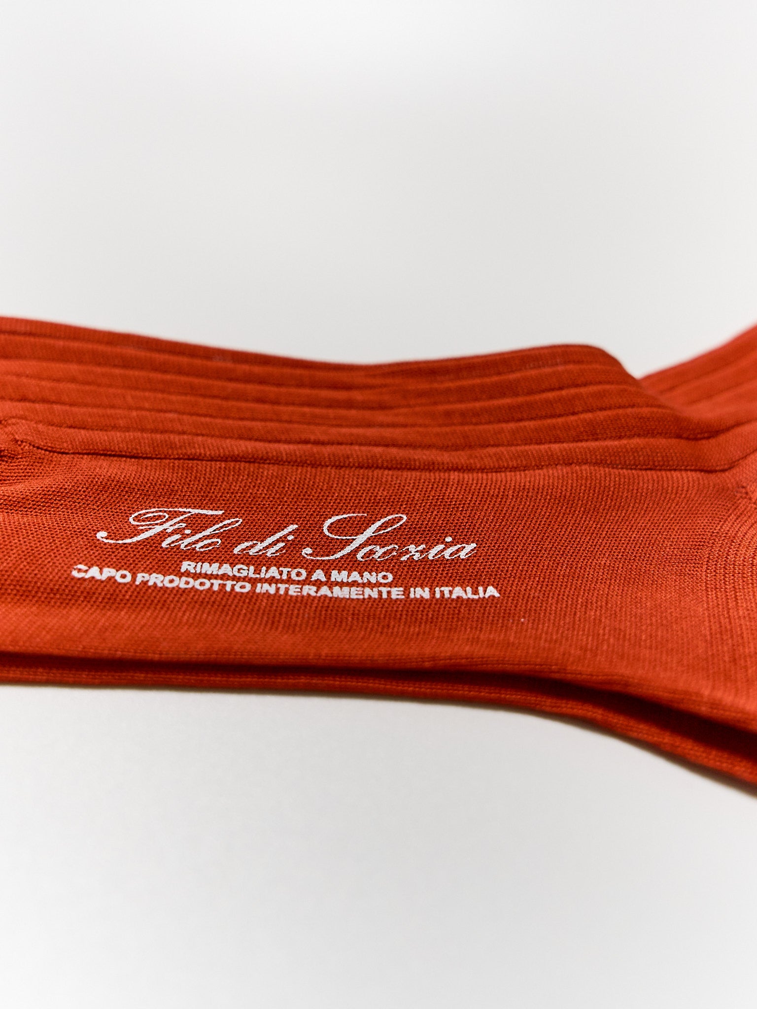 Donna Filo di Scozia Cotton - Mattone