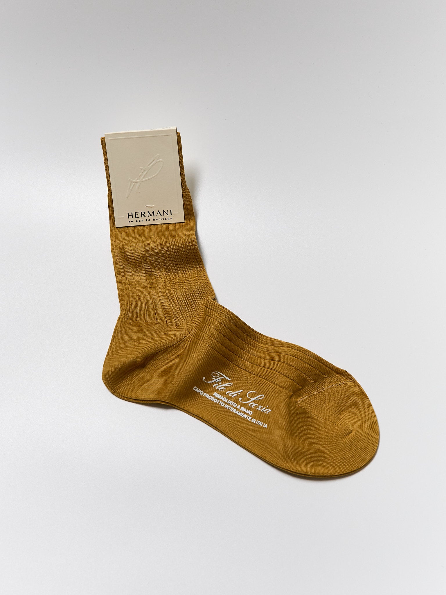 Donna Filo di Scozia Cotton - Senape