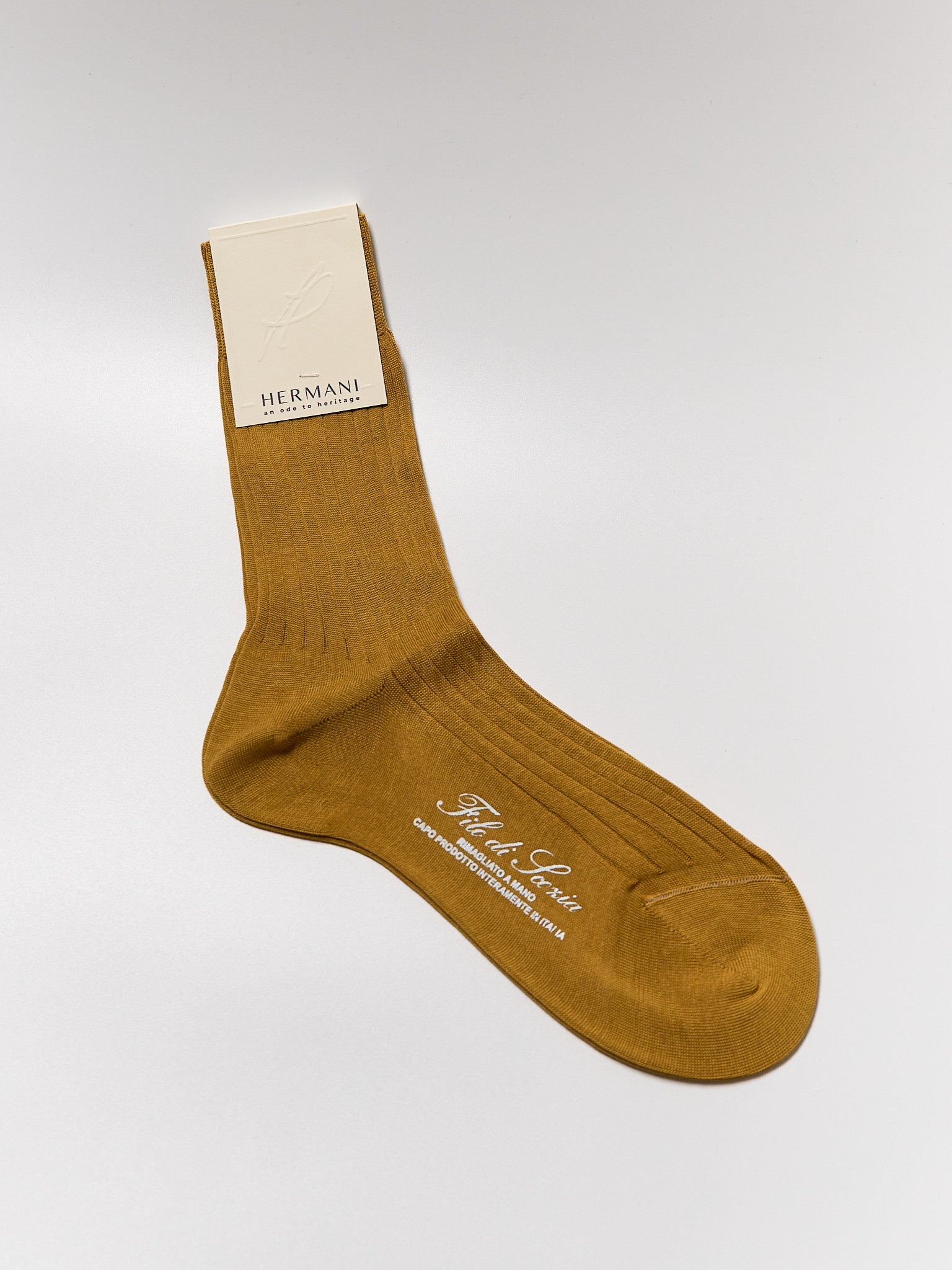 Donna Filo di Scozia Cotton - Senape