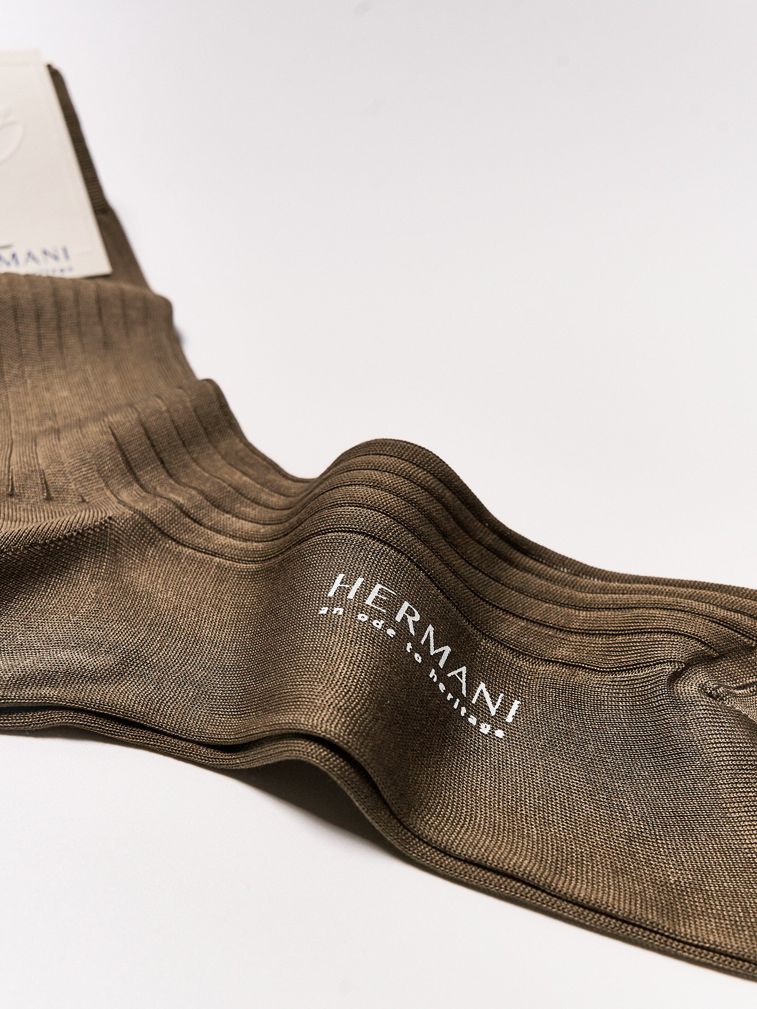 Filo di Scozia Cotton Mid-Calf - Tabacco