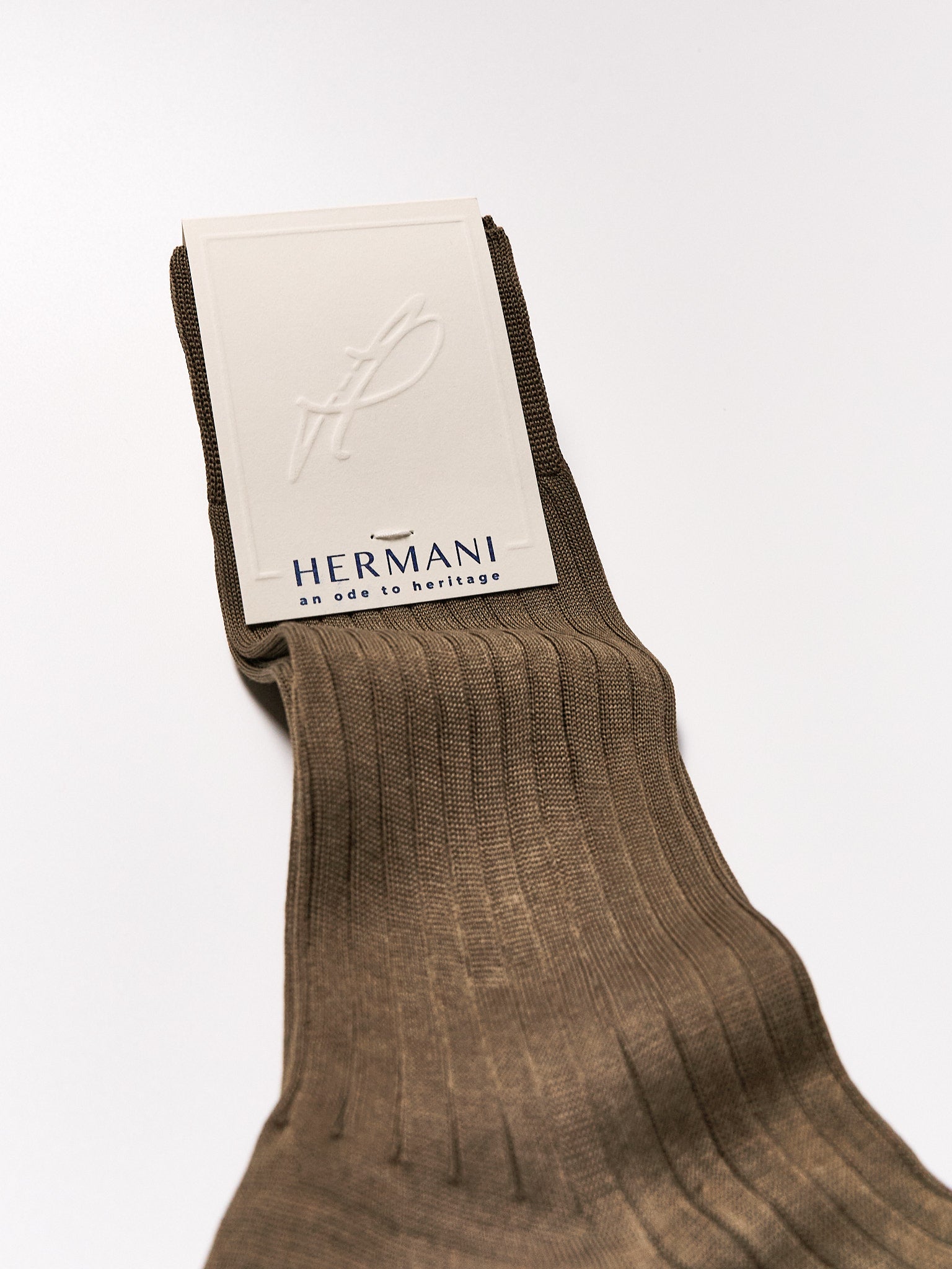 Filo di Scozia Cotton Mid-Calf - Tabacco