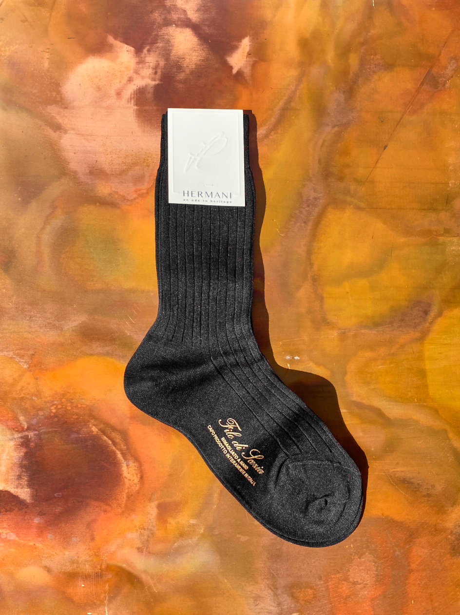 Socken aus Baumwolle - Nero