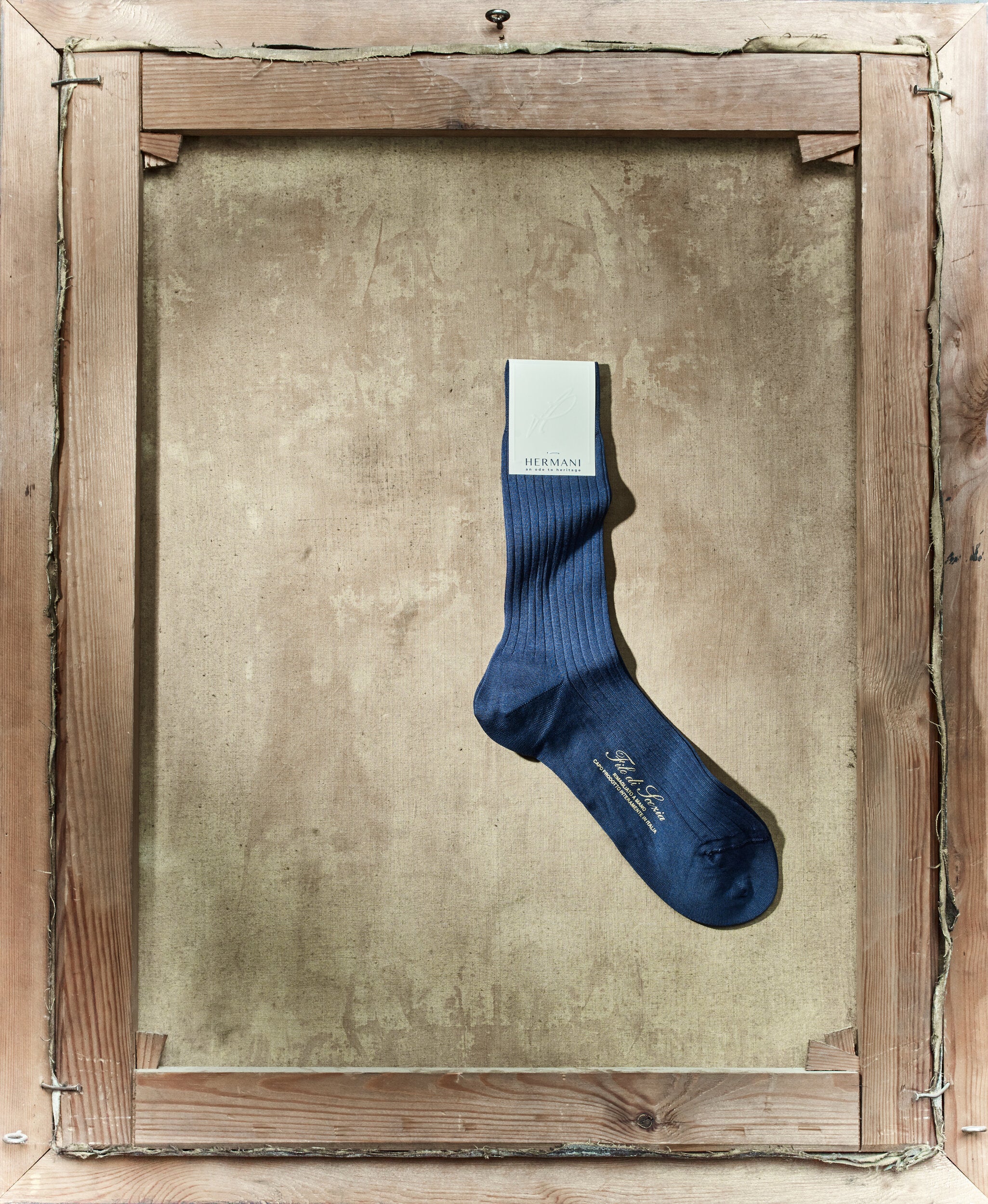 Premium Egyptian Cotton Socks Short Blue