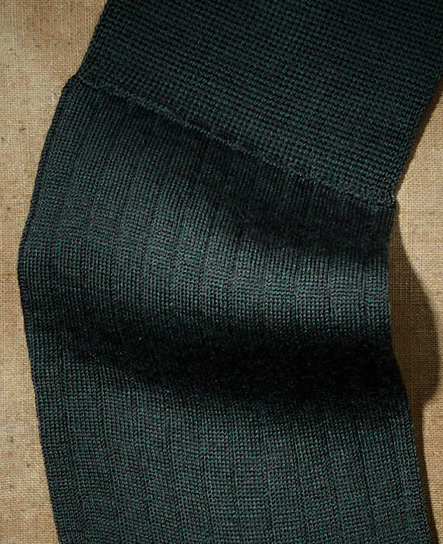 Socks from Pure Merino Wool Green 2