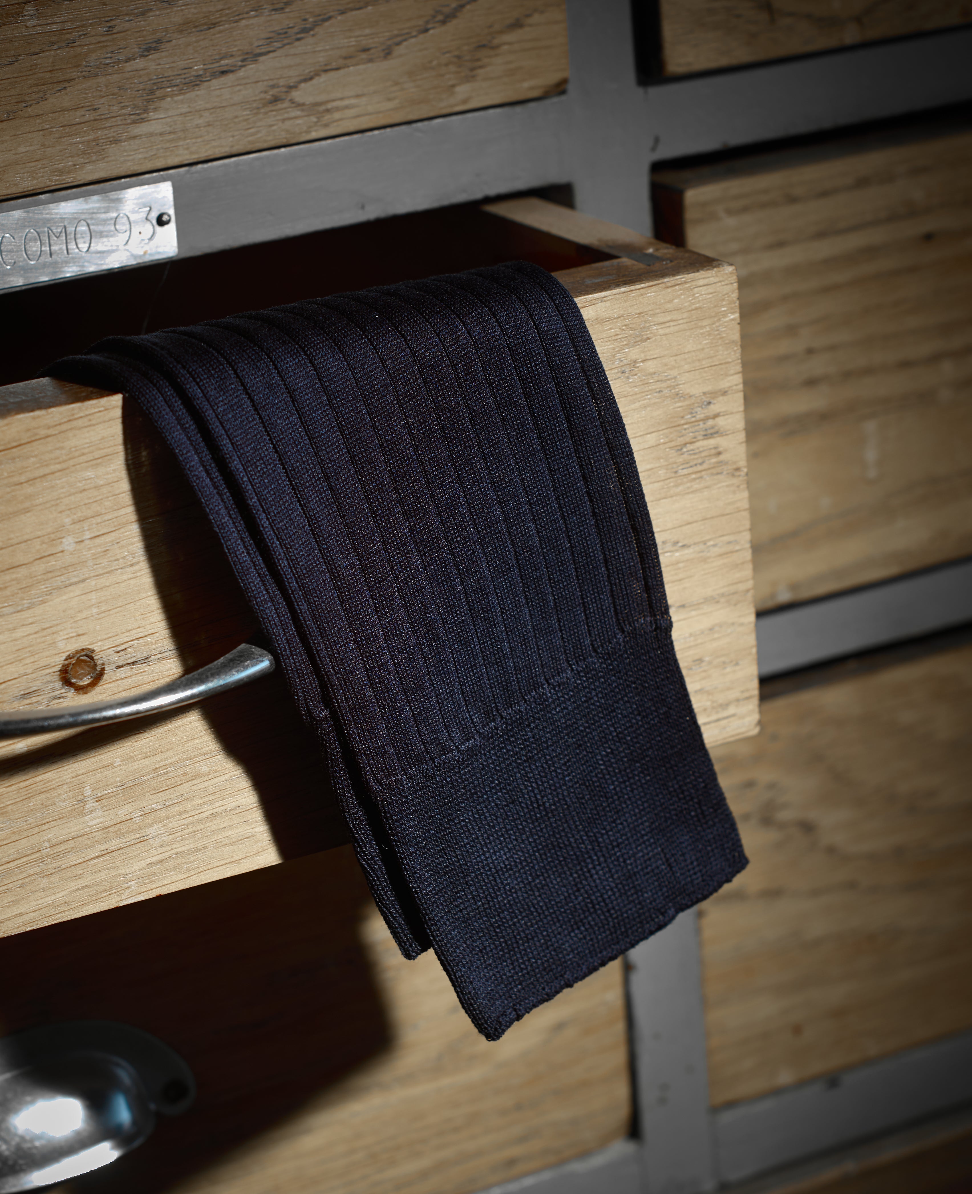Socks from Pure Merino Wool Navy