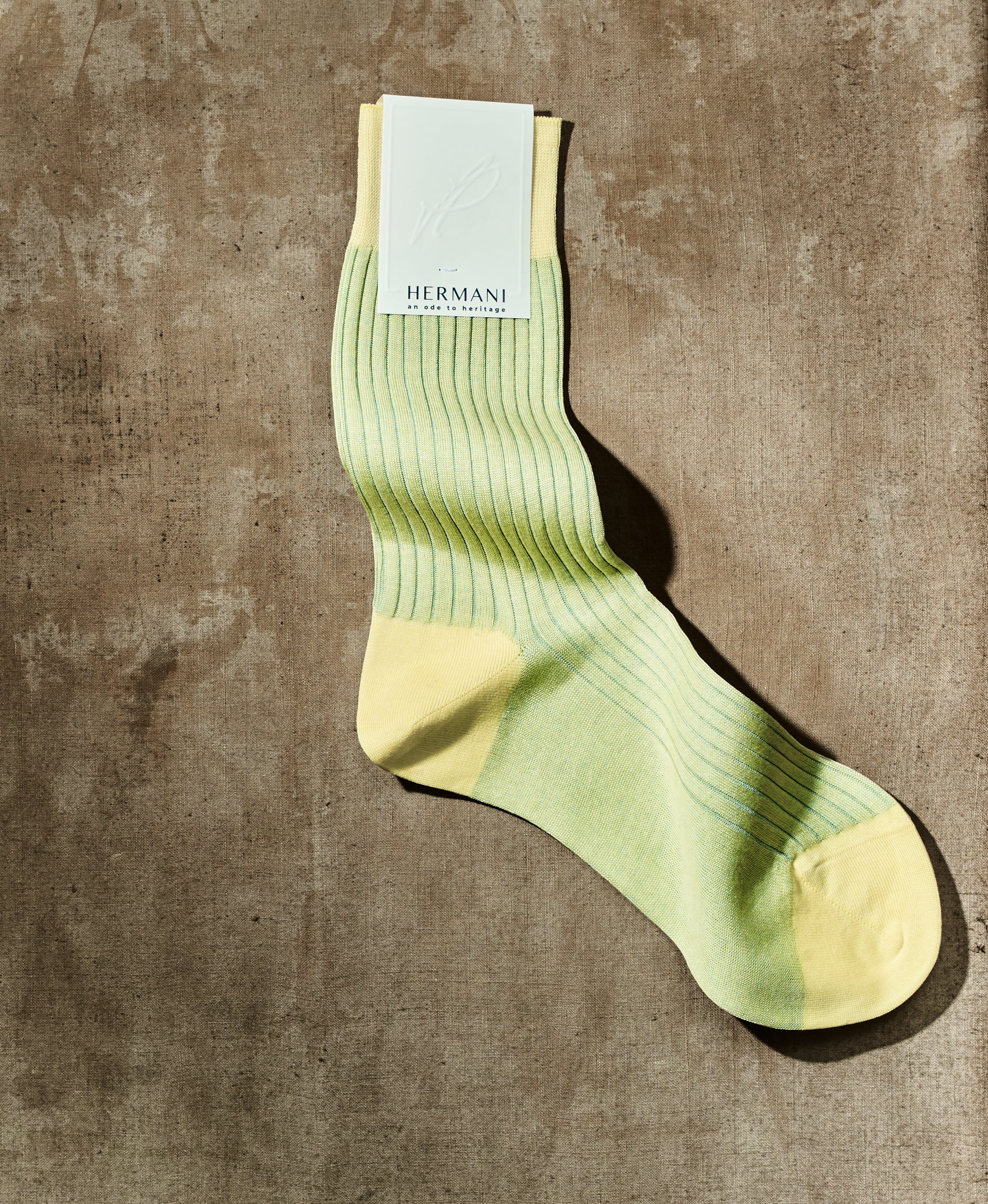 Vanisé Egyptian Cotton Socks For Men - Lemon