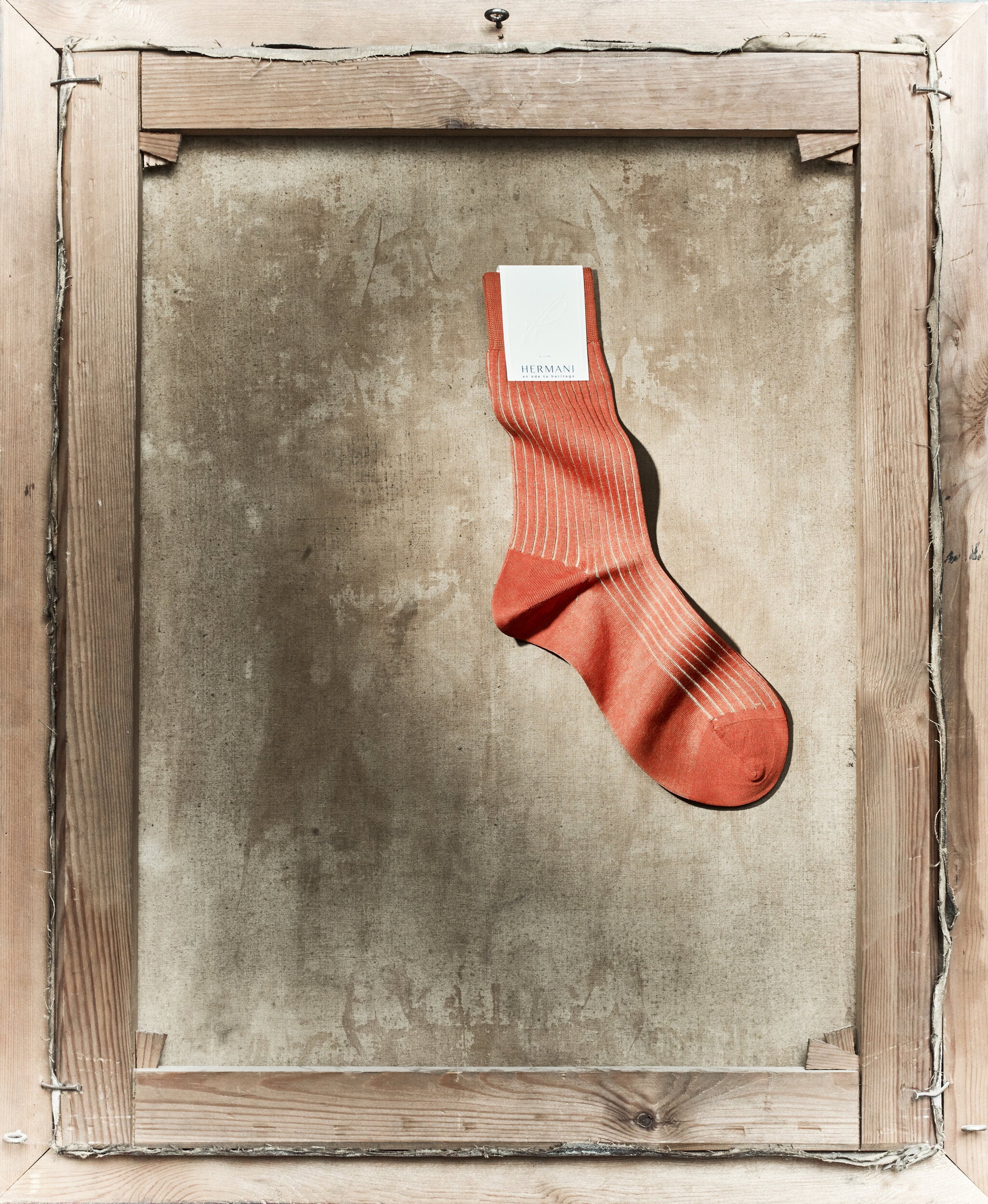 Vanisé Luxury Cotton Socks Men Orange 