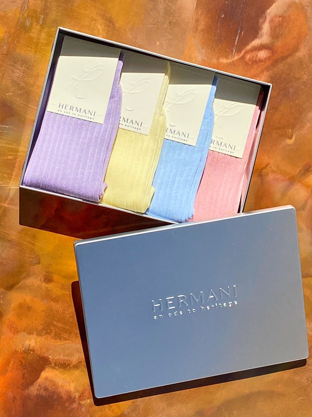 Women Luxury Egyptian Cotton Sock Giftbox Pastel